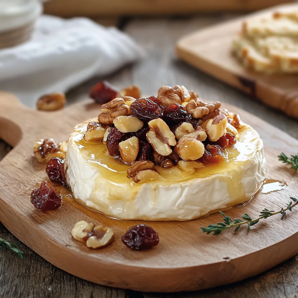 Formaggio su piatto con noci e frullati.