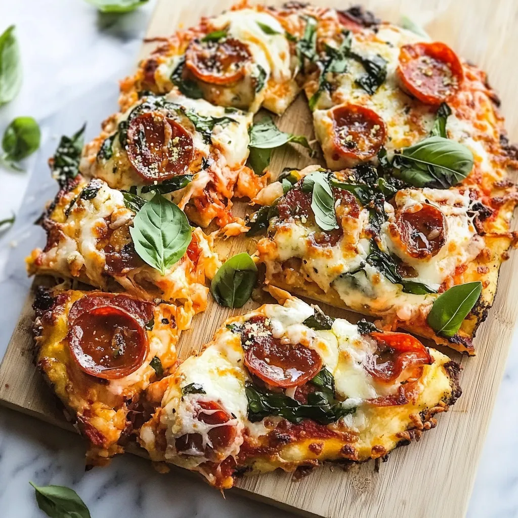 Pizza con verdure e formaggio.