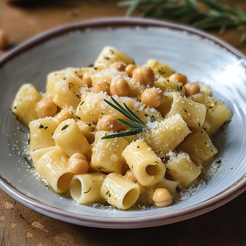Penne con cous cous e speck.