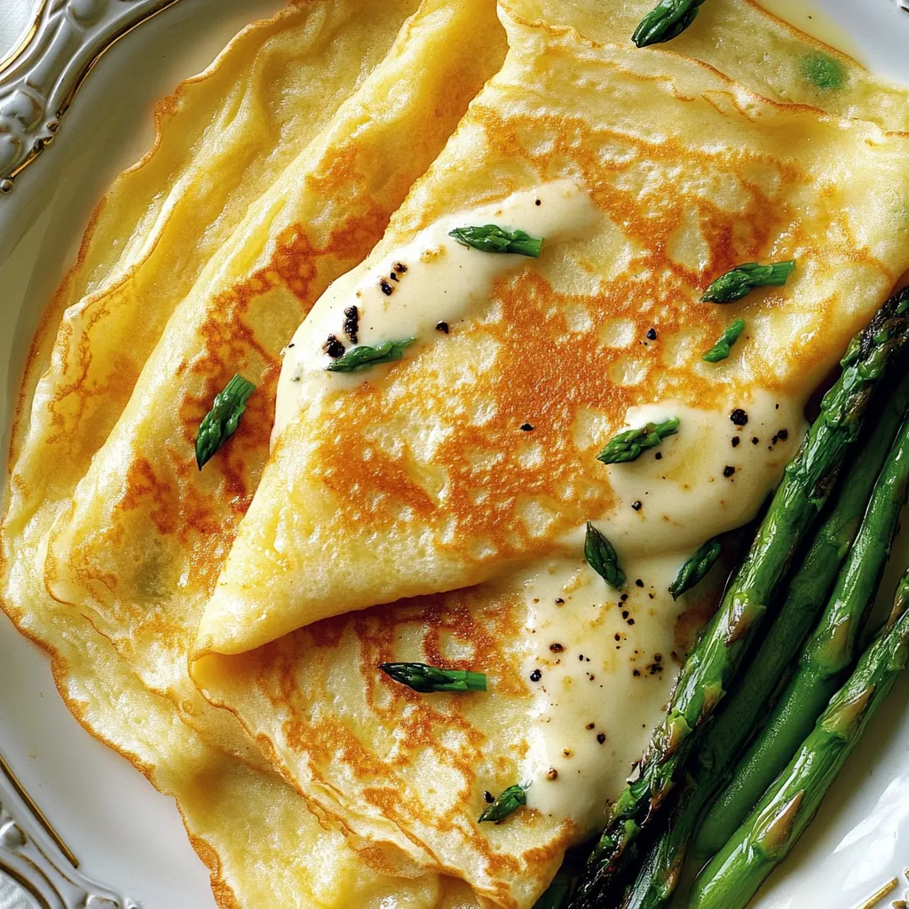 Fette di frittata con asparagi.