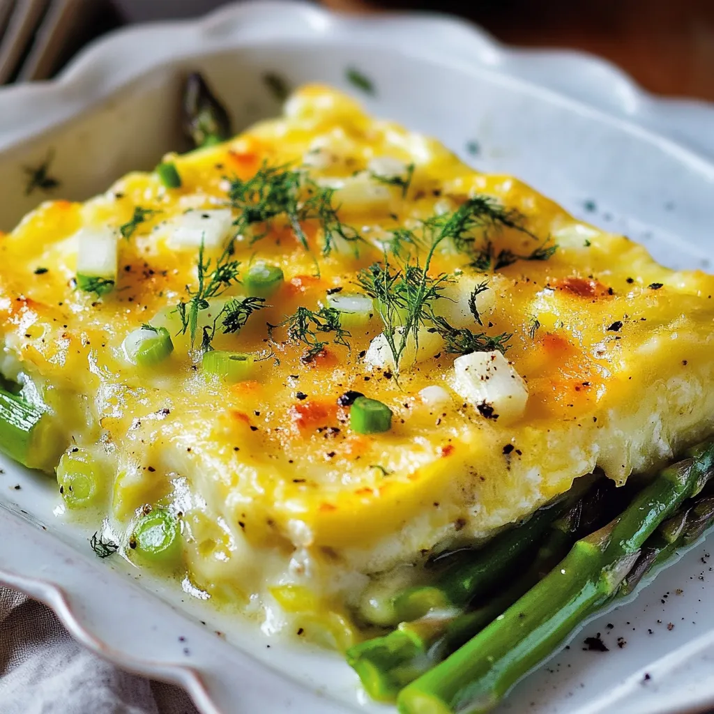 Verdure al forno con formaggio e salsa cremosa.