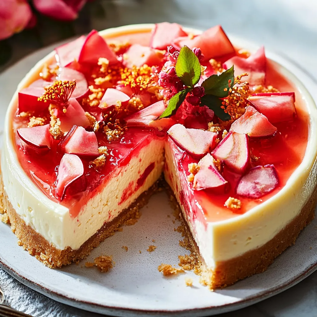 Torta con frutta frullata e crema al cioccolato.