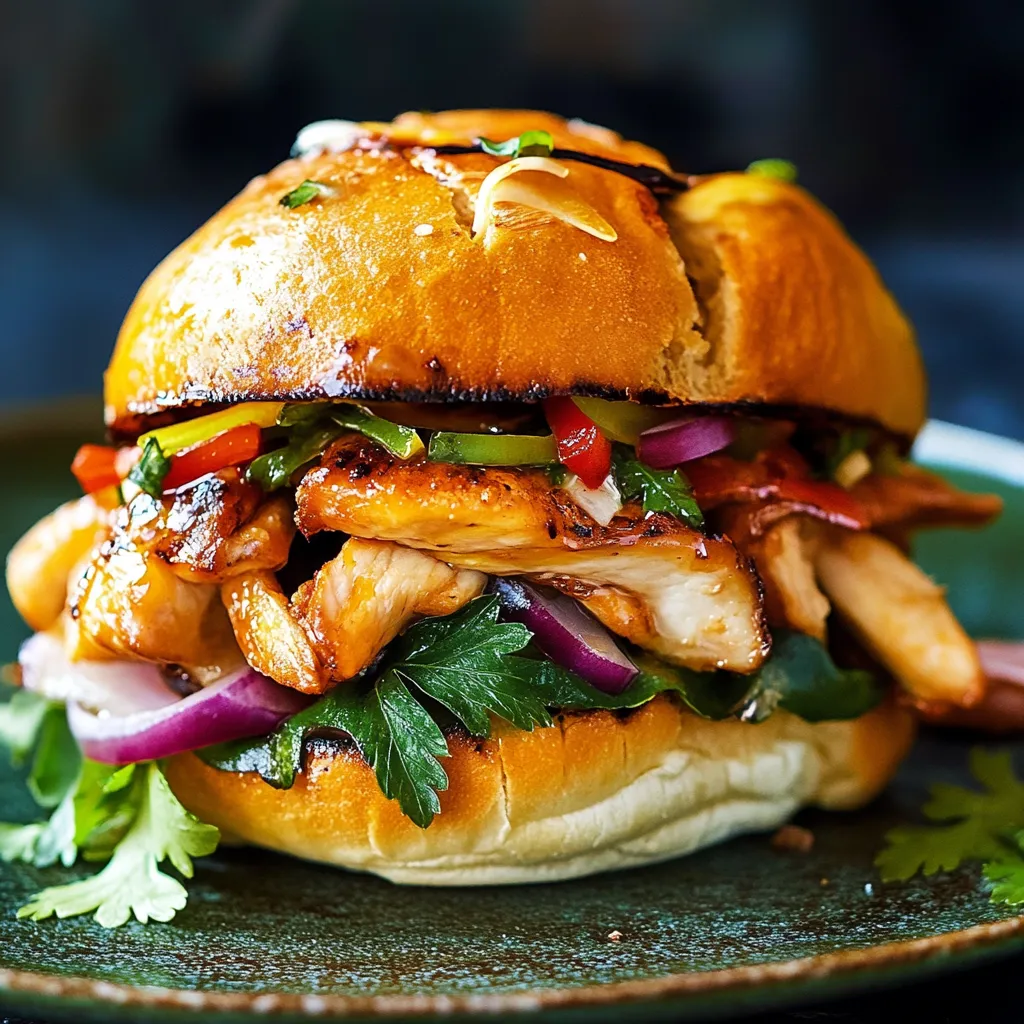 Panino farcito con carne e verdure.