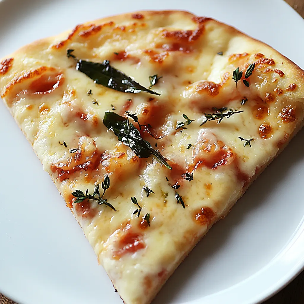 Fetta di pizza con verdure e formaggio.
