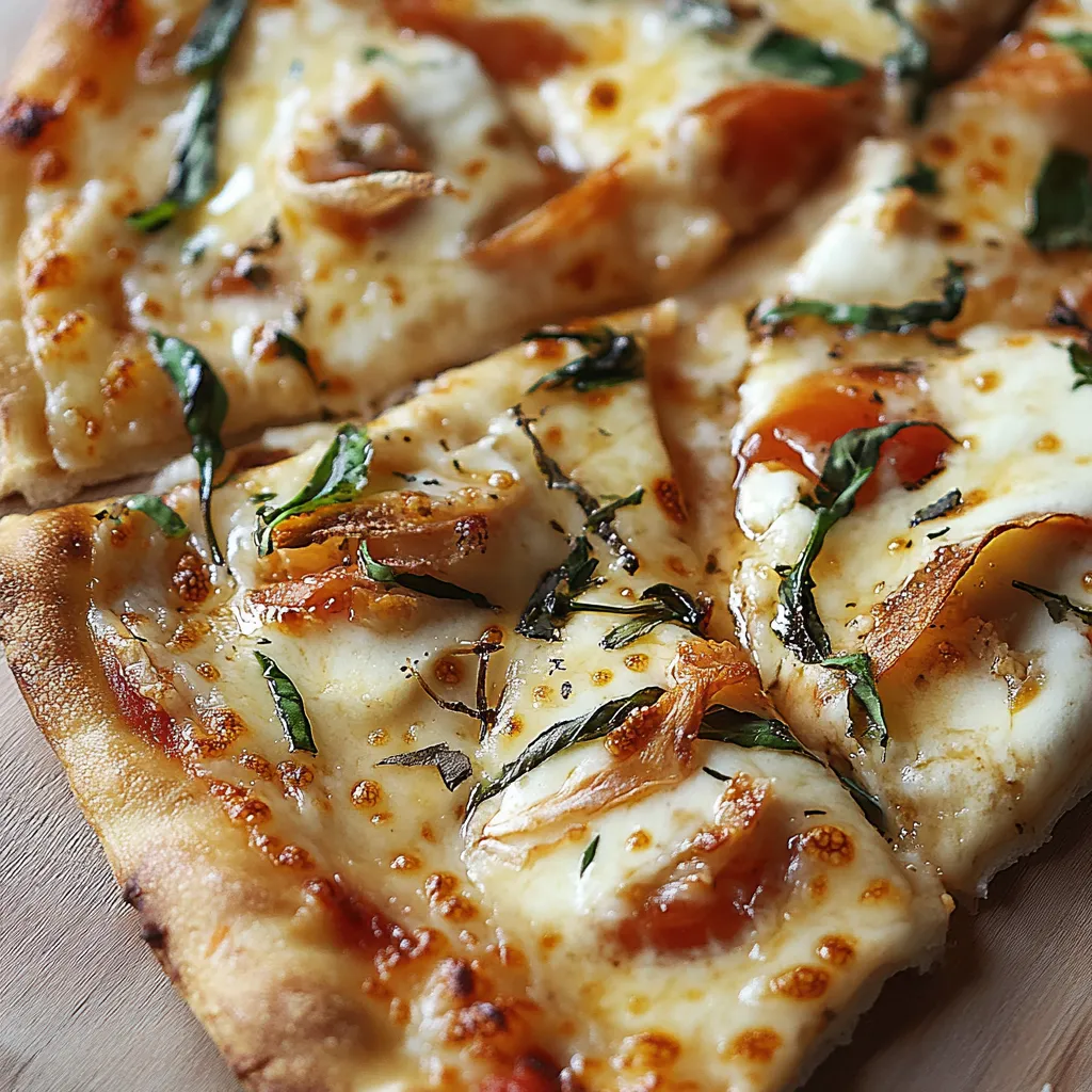 Pizza con verdure e formaggio.