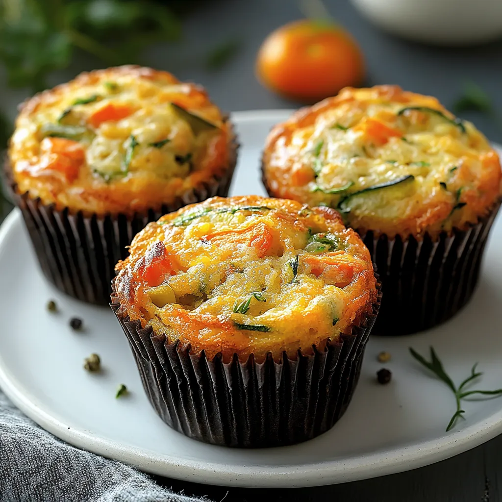 Cupcake con carote e zucchini.