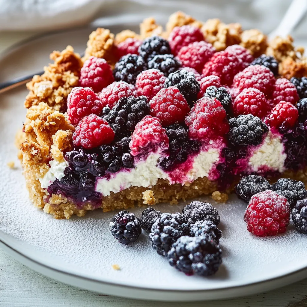 Una torta con frutta fresca e crema.