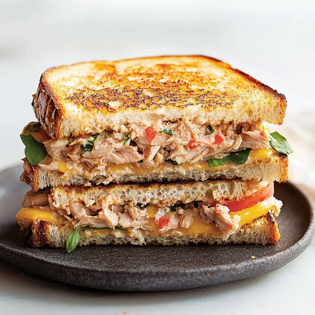 Tranci di sandwich con lattuga e salmone.