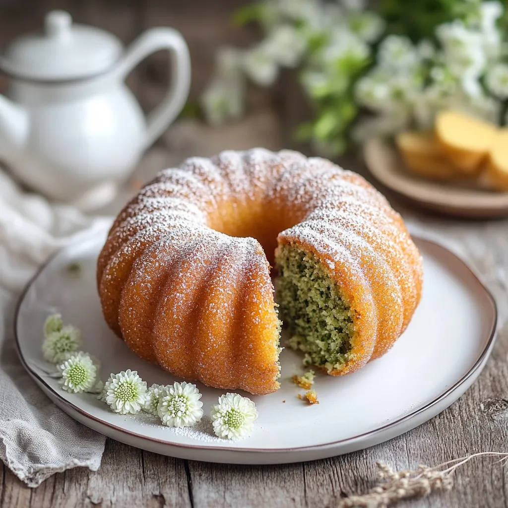 Torta soffice con scorza di limone e zucchero.