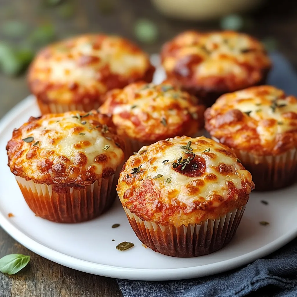 Un vassoio di 6 muffin rustici con formaggio ed erbette.