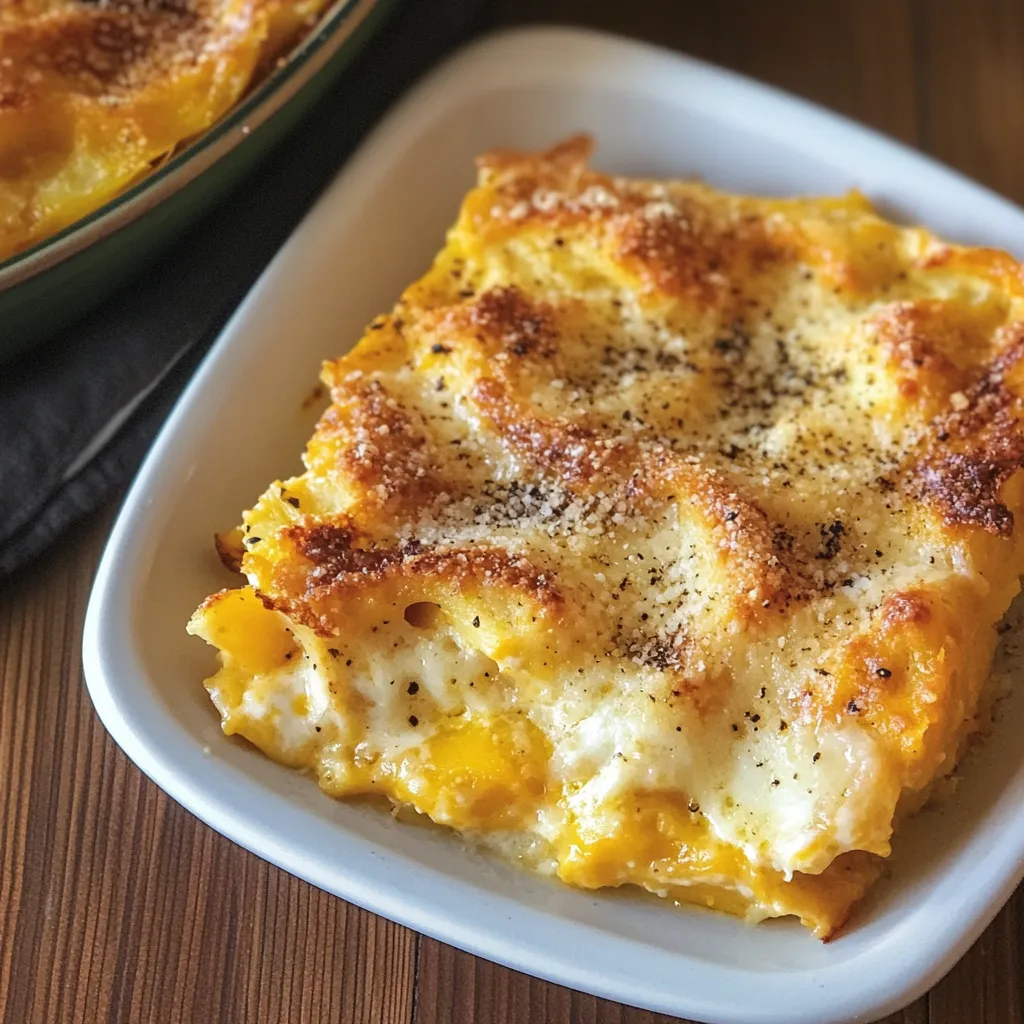 Pasta cremosa con formaggio e speck.