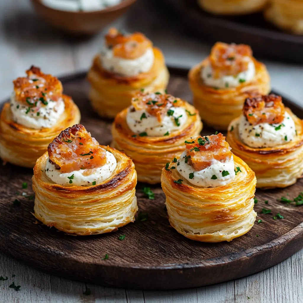 Deliziosi finger food cremosi.
