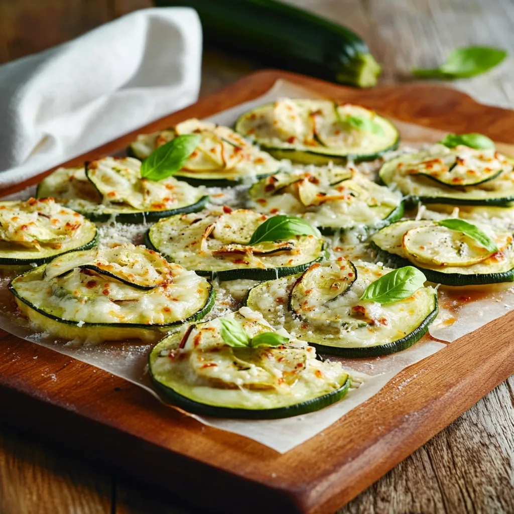 Zucchine con ricotta e basilico fresco.