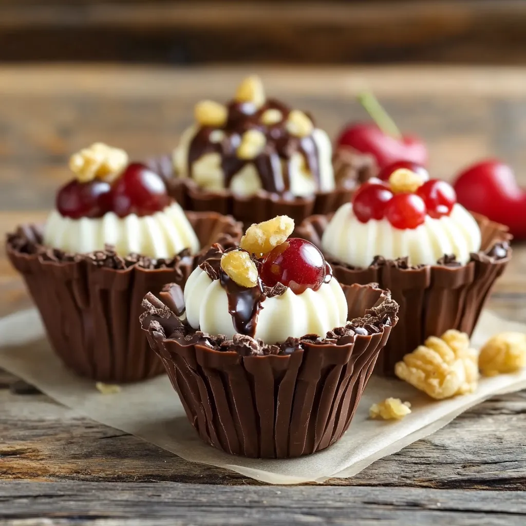 Dolcetti in coppetta con nocciole e frutta fresca.