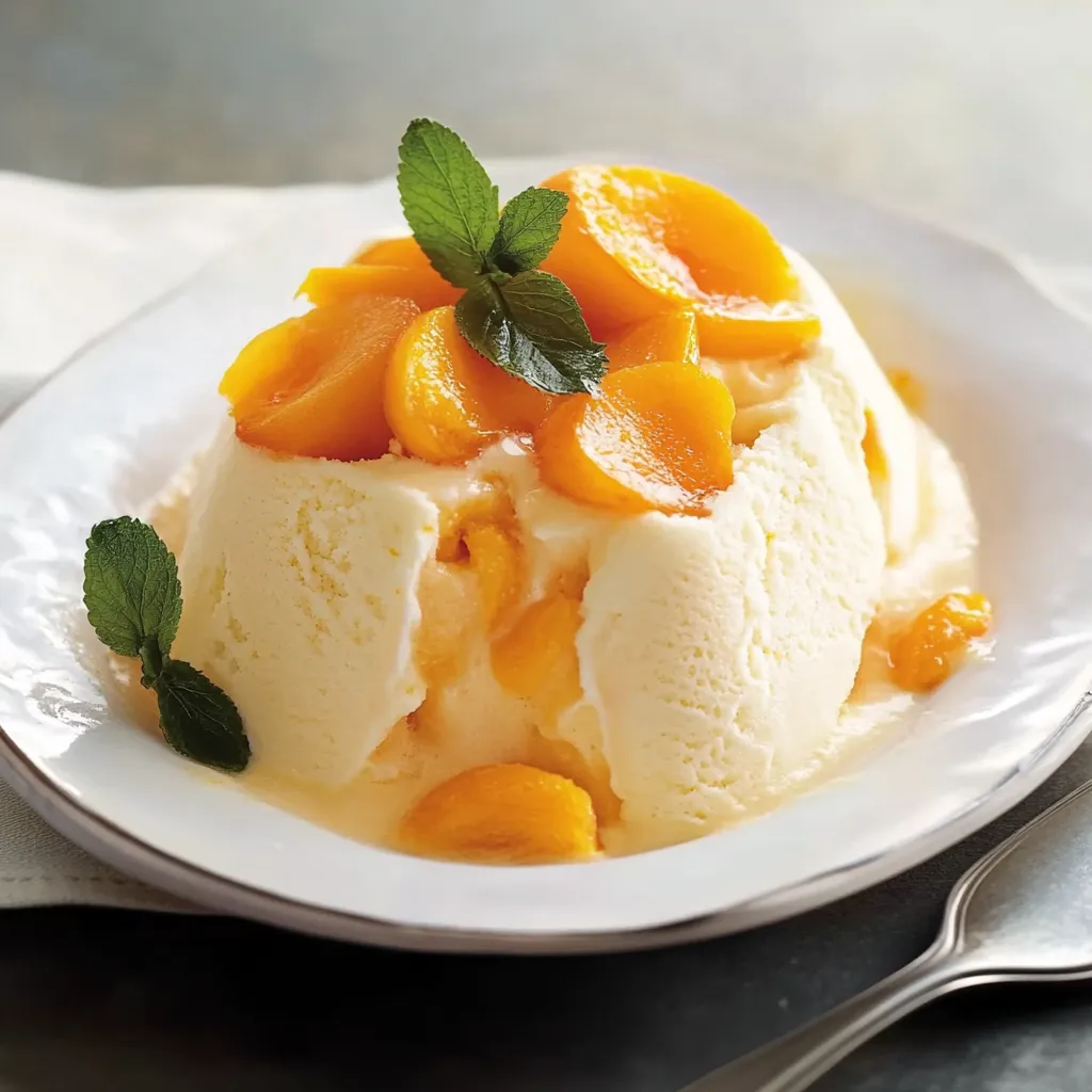 Un bicchiere di gelato e frullato di mirtilli.