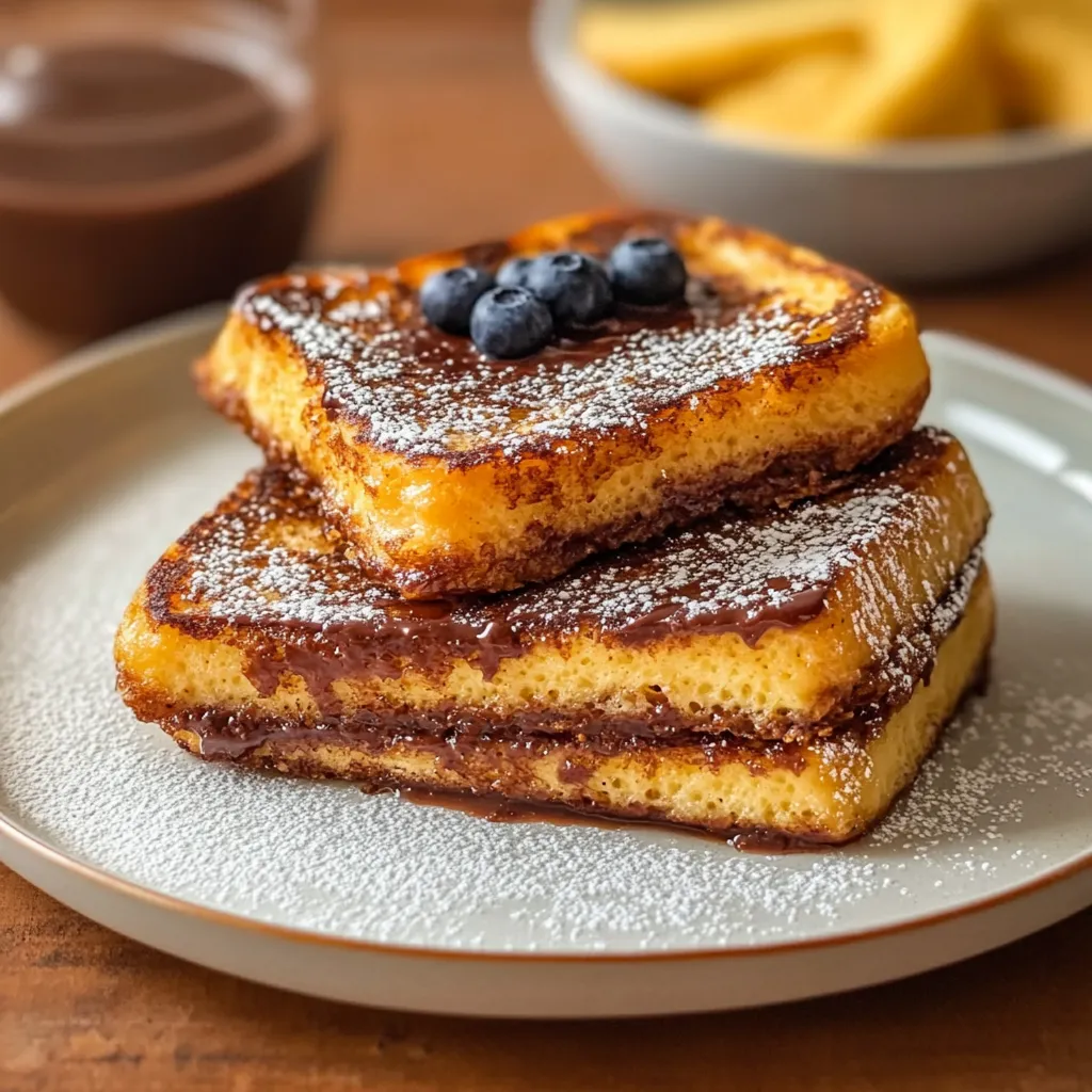 Fetta dolce con cioccolato e mirtilli.