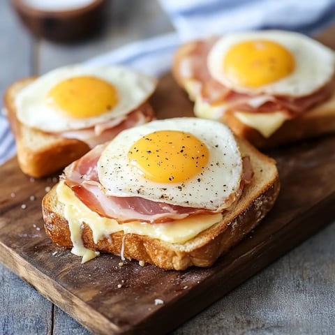 Toast serviti con uova morbide e formaggio cremoso.