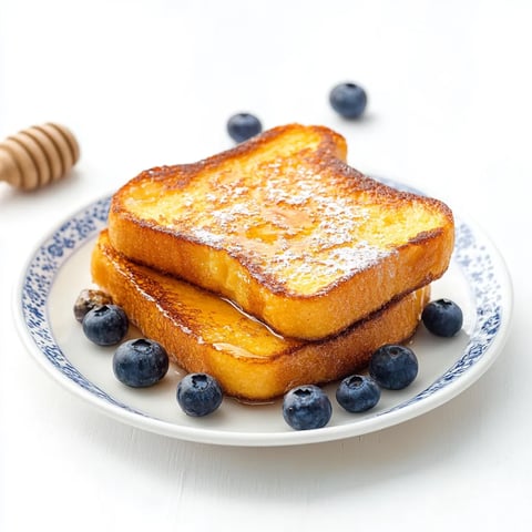 Fette di toast dorato con frutta fresca e miele.